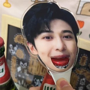 Ten diligent acrylic bottle opener Zhao Xiaotong around diy creative interesting spoof beer bottle opener screwdriver