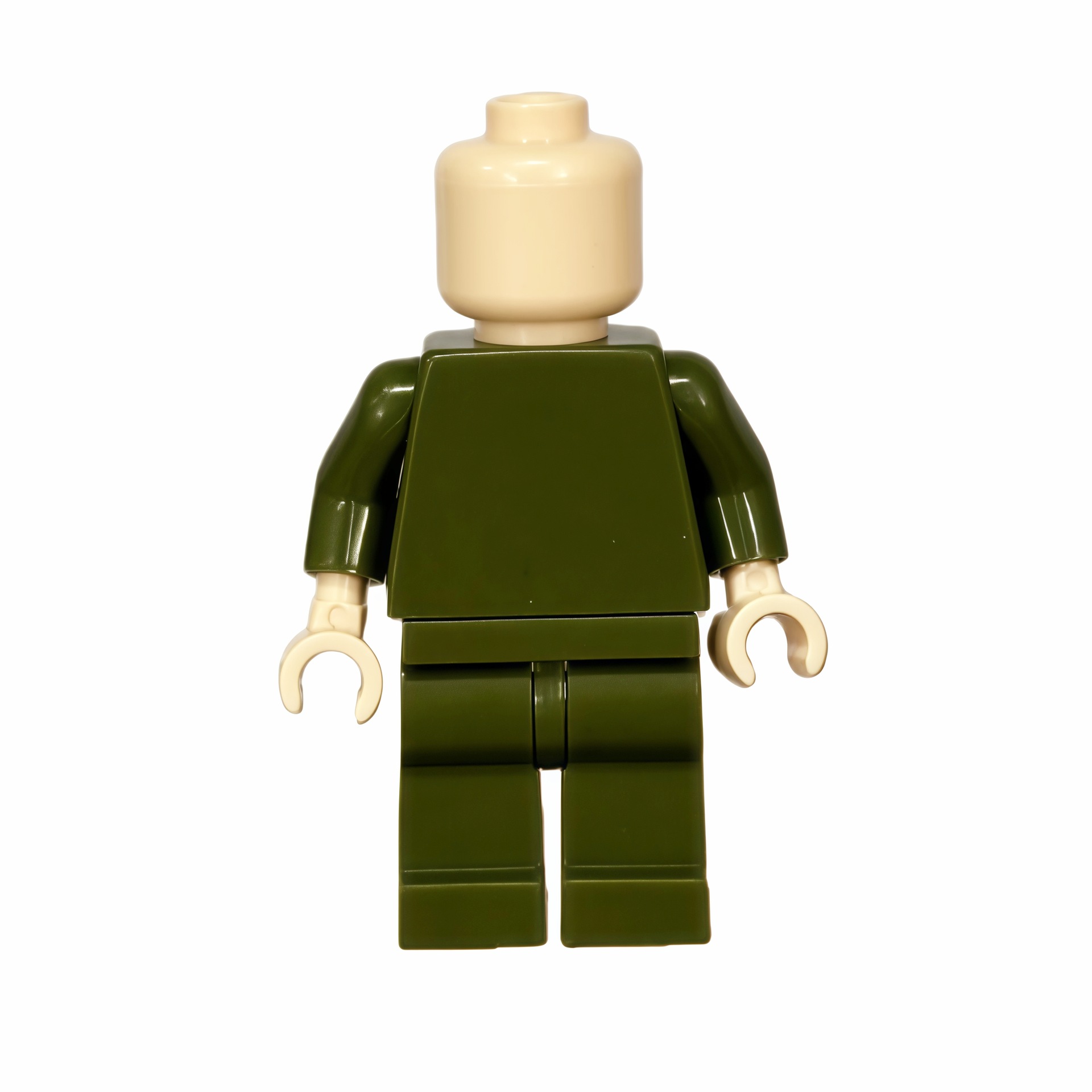 Army green body figure