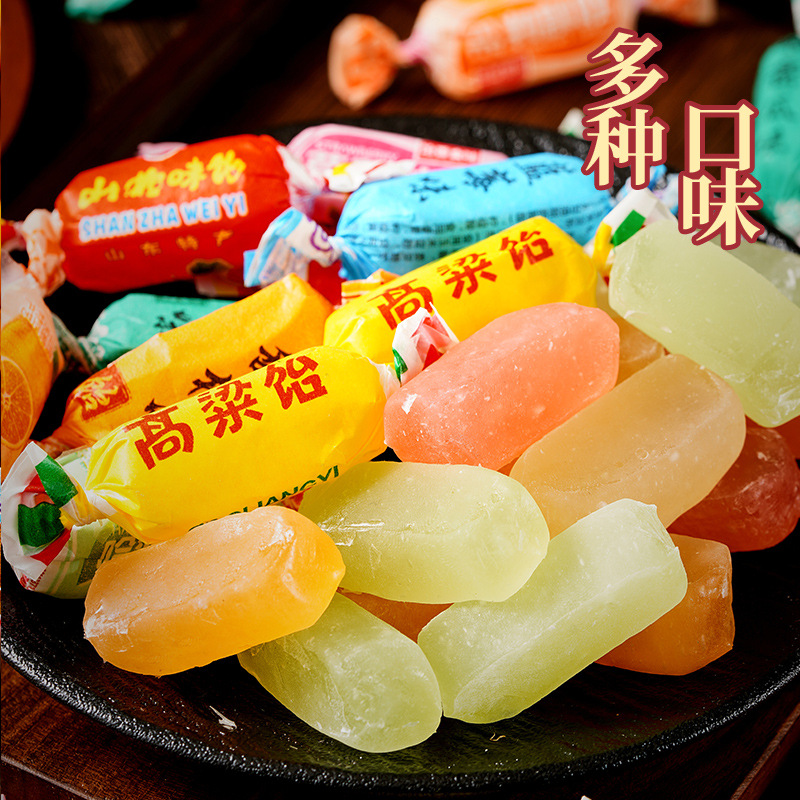 Sorghum Candy Mixed with Maltose, Popular Online Stretchy Bulk Grain Candy, Shandong Specialty, Whole Box Wholesale, Soft and Chewy