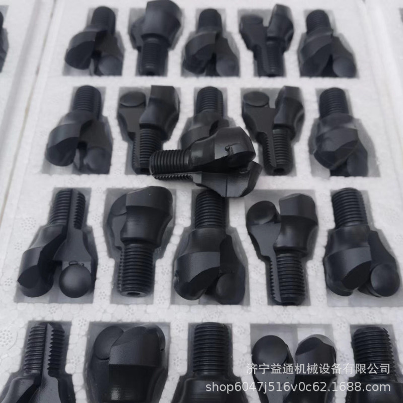 两翼金刚石复合片钻头矿用φ32锚索钻头 28/30/32PDC全片锚杆钻头