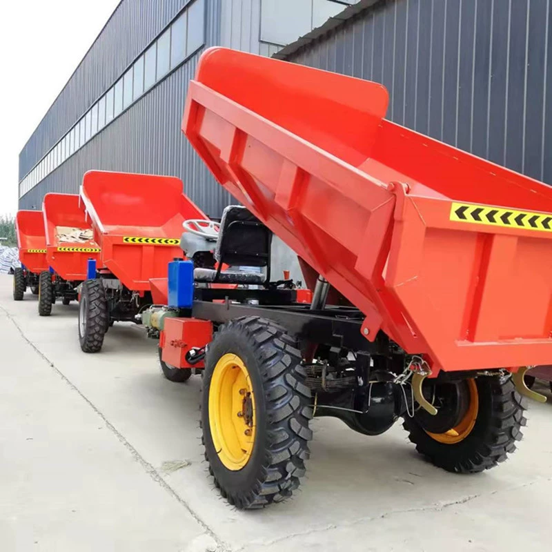 Электрический самосвал трехколесный самосвал 3 тонны U-образной ковшовой ковшой без технического обслуживания