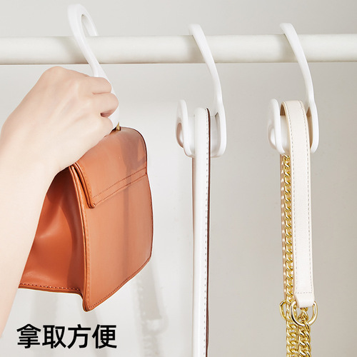 New bag hook does not hurt with handbag hanger tie silk scarf hanger multi-purpose wardrobe bag hanger