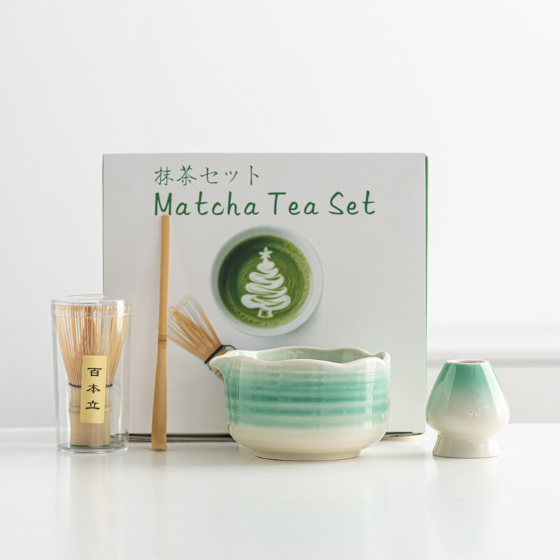 日式抹茶茶具套装陶瓷抹茶碗茶道配件打抹茶工具搅拌器茶筅套装|undefined