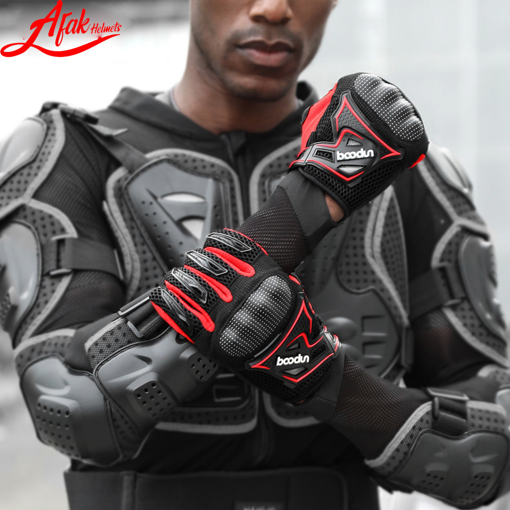 Guantes de coche eléctrico de la motocicleta que montan fuera de la carretera de los hombres y de las mujeres que compiten con los guantes resistentes a la caída respirable