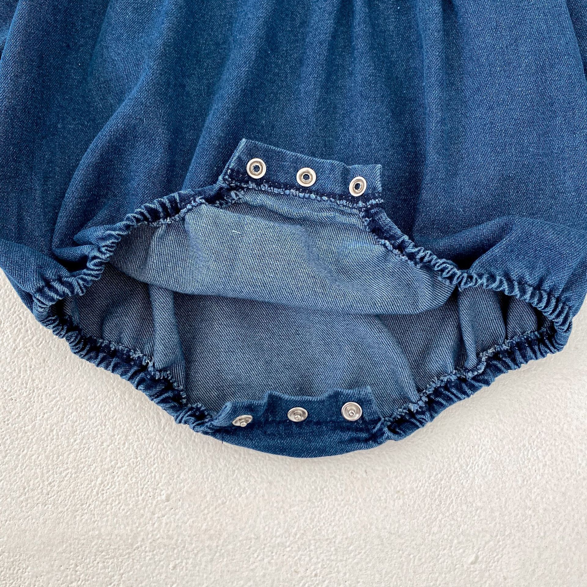 Jesenske kavbojke za dojenčke Ins2024, sestre, ljubke, nosijo velike reverje in krilo_voghion.com