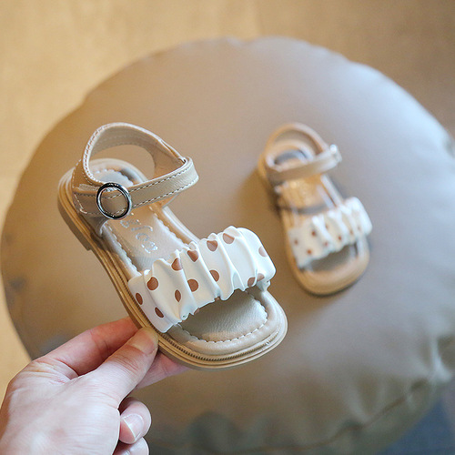 一件代发外贸婴儿鞋2023公主沙滩凉鞋0-1-6岁防滑女宝宝鞋批发潮3