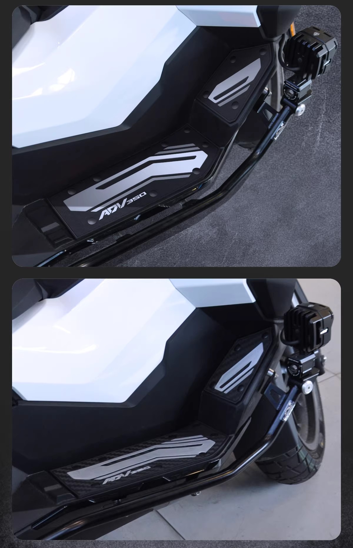 Suitable for Sanyang Husky 300 Motorcycle-Specific Foot Pads, Anti-Slip Pedal Pads, Modified Accessories