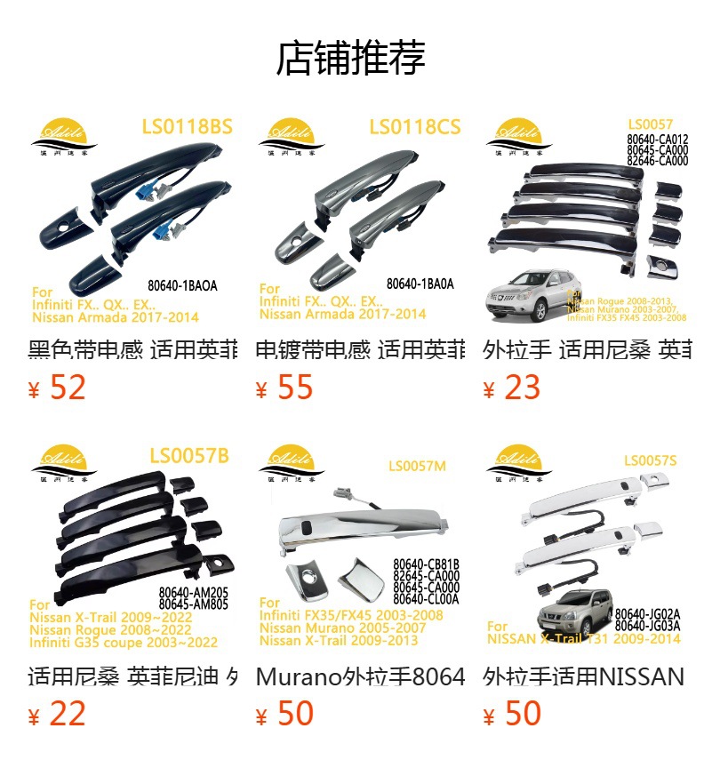 Savana Door Handle 25942271 25942272 25942270 25989401 15167641