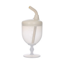 투명한 병 - 흰색 뚜껑