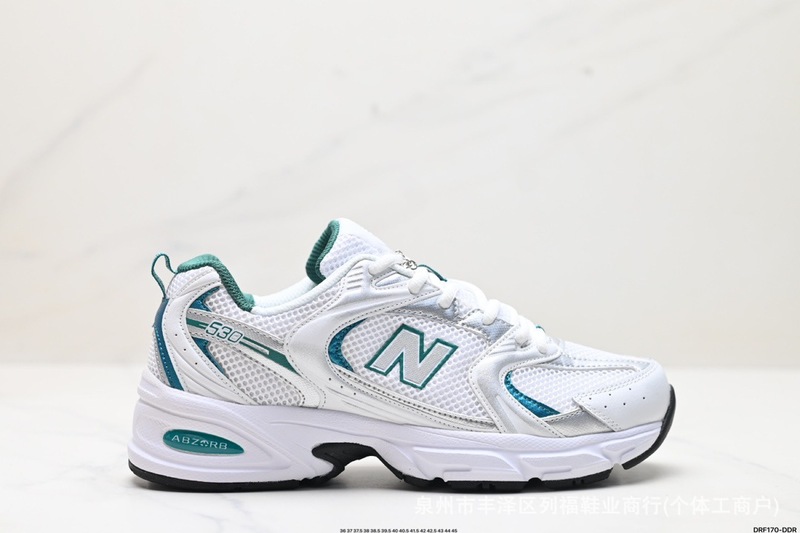 国境を越えた熱い販売莆田靴お父さん靴 nb530 シルバーレトロカップルランニングシューズ N 字型男性と女性のカジュアルスポーツシューズ|undefined