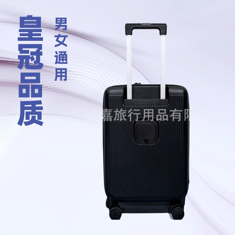 Multifunctional Folding Trolley Case with Cup Holder Cross-Border E-Commerce Suitcase Factory Wholesale Direct Sale Customized Foreign Trade