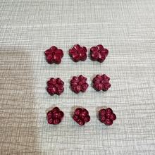 朱砂红砂四叶草五瓣花梅花花手串手链配件配饰吊坠散珠DIY配饰