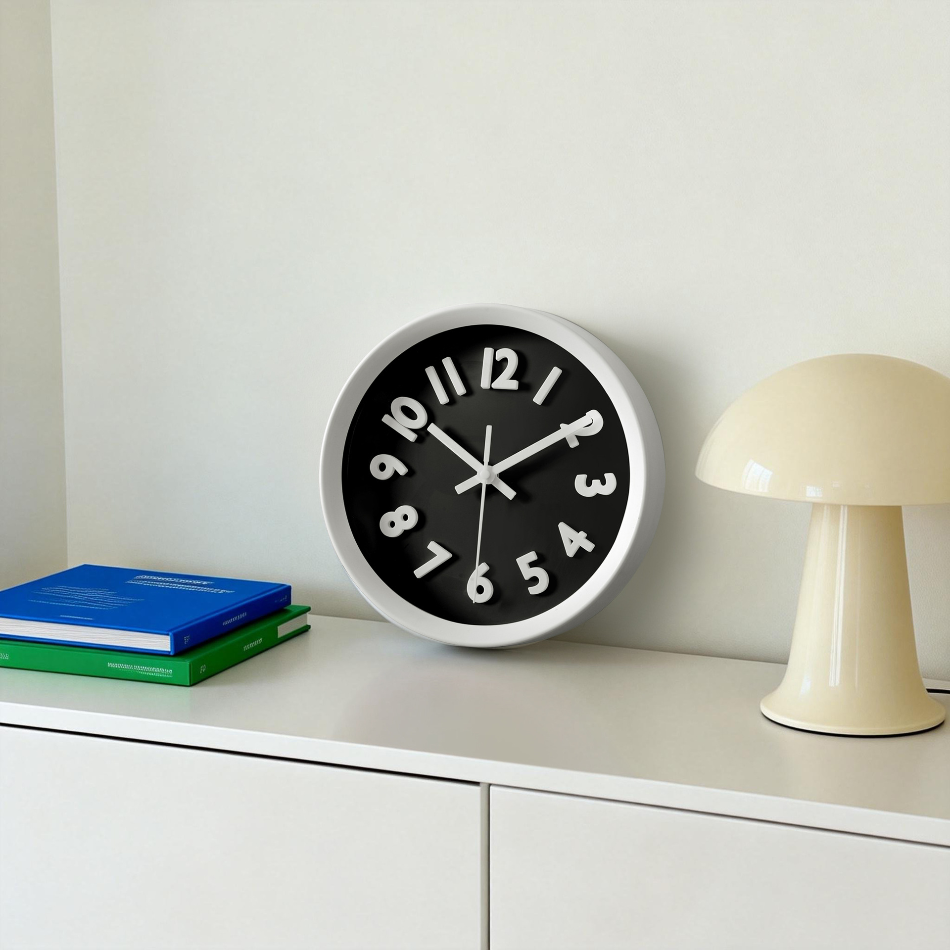 Nuevo color caramelo despertador digital estéreo silencioso vidrio de arco de moda creativo para niños estudiantes ideas de reloj de pared