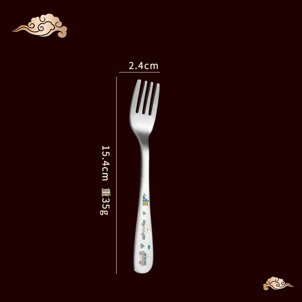 Clear car crooked mouth fork