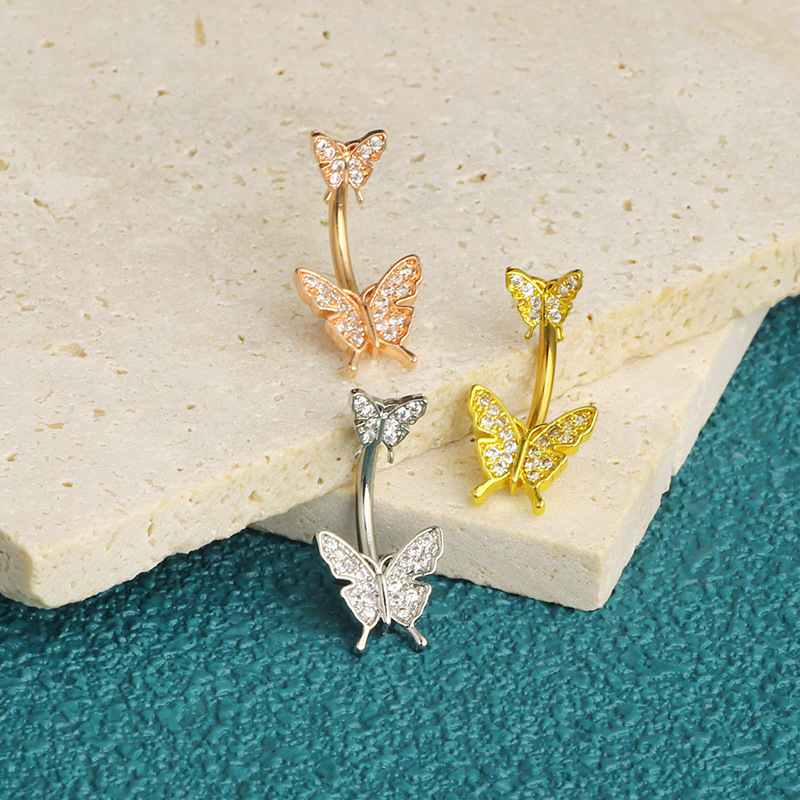 Labret piercing jewelry detail image