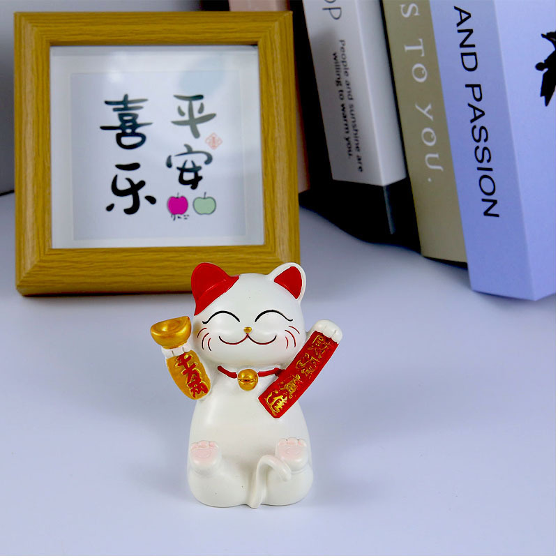 招财猫摆件手机支架床头桌面便携装饰喜庆创意新款可爱办公室桌面|undefined