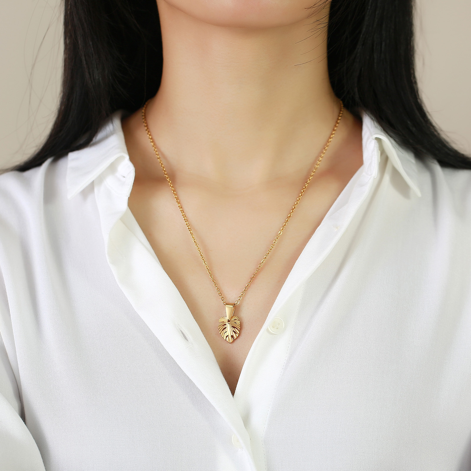 Simple Style Star Stainless Steel Plating Pendant Necklace 1 Piece