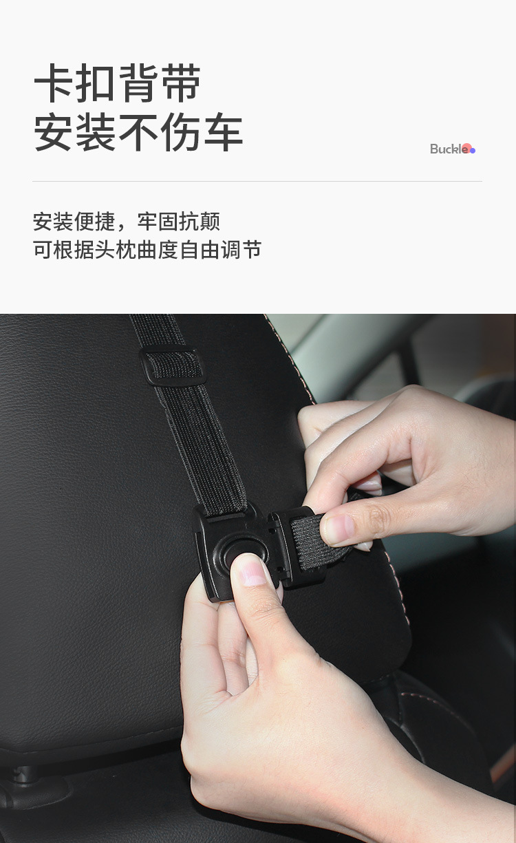 Upgraded Car Memory Foam Headrest Lumbar suit Neck Pillow Neck Pillow Lumbar Cushion Seat Back Cushion Four Seasons