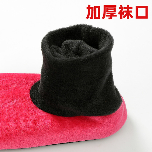 Autumn and winter floor socks, adult women's high socks, velvet thickened warm socks, non-slip indoor socks, carpet socks, yoga socks
