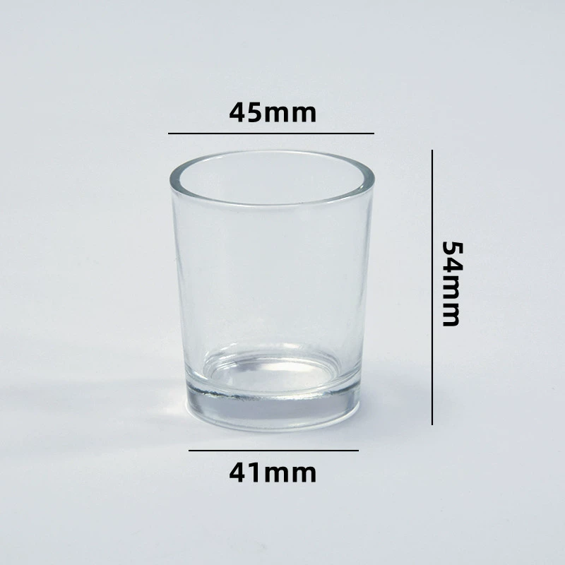 Lijiao Candid Cup Домашний DIY самодельная свеча, ароматерапия, стеклянная чашка, пустая воск, стеклянная спальня, прозрачная подсвечник