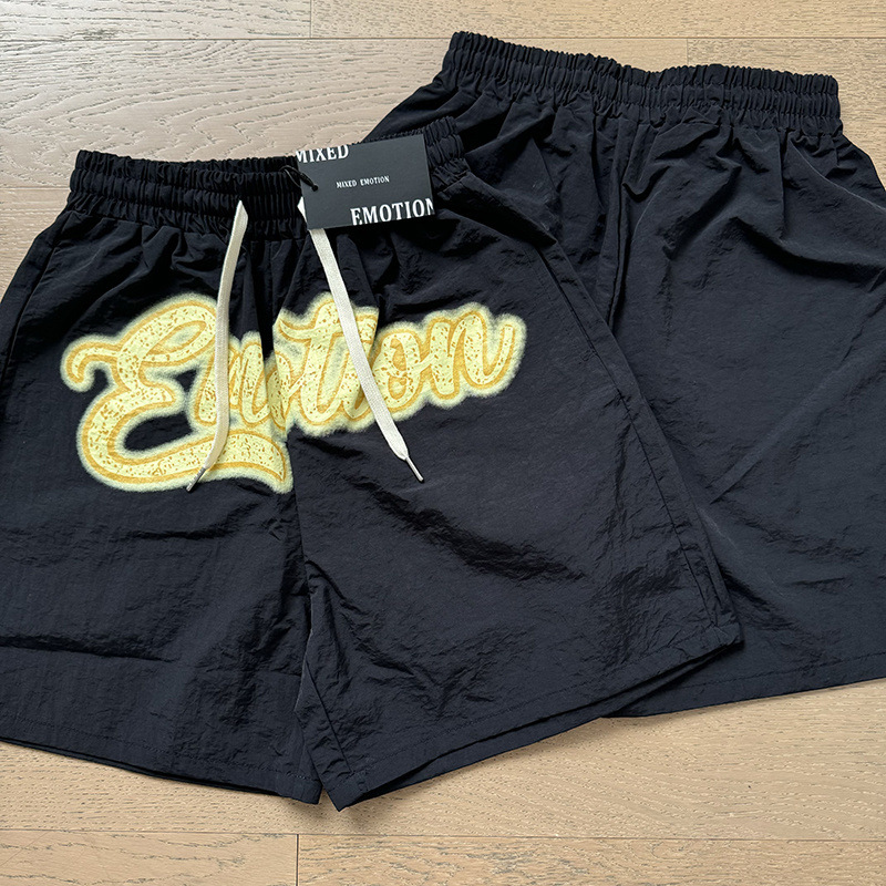 Tarjeta de marca de moda americana impresión de diamante caliente pareja de moda adolescente de verano chaqueta de manga corta camiseta