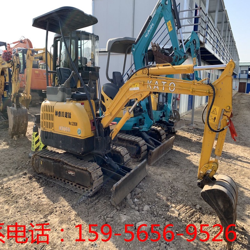 KATO加藤20小型微挖现货出售 农用小挖机果园家用款钩机履带款
