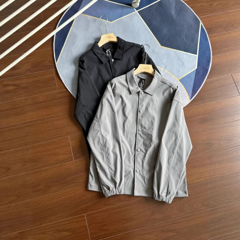 Arrowhead-Style Multi-Functional Men's Two-Color Shirt-Style Casual Lapel Snap Button Jacket Outdoor New Model