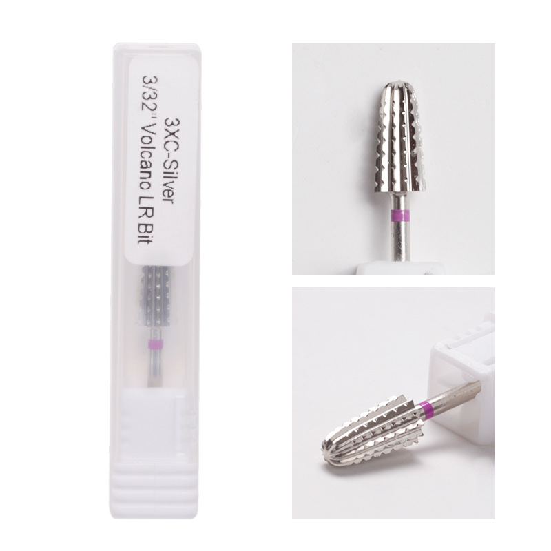 Cinco en uno acero tungsteno plateado 3XC