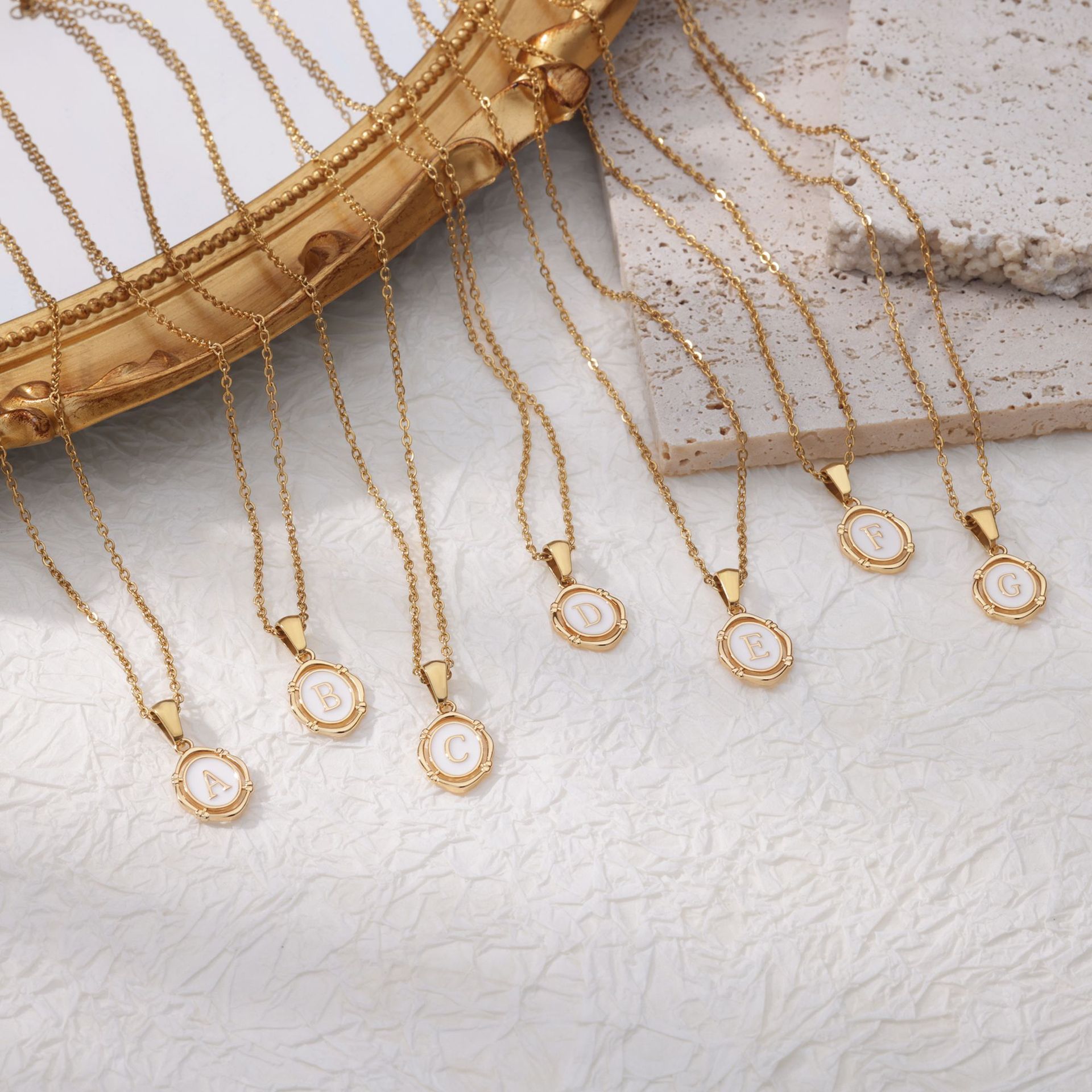 26 Letter Pendant Necklace - Image 3