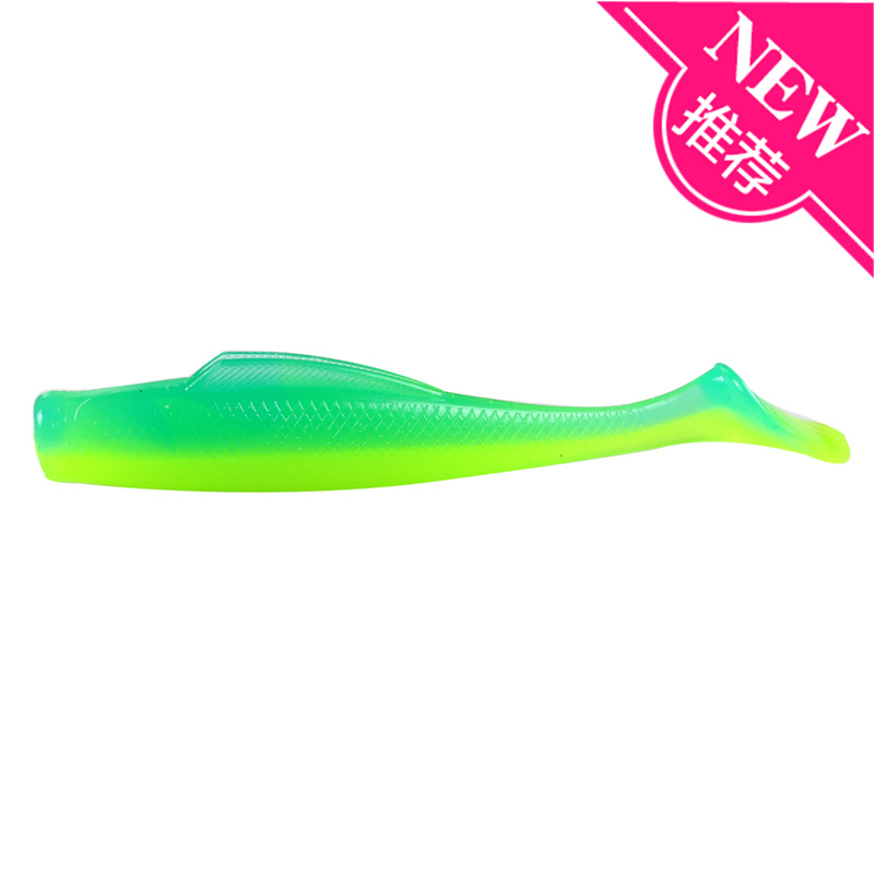 TPR cebo suave T cola flotante Luya gusano suave 6 pack MAN6cm8cm 10cm MinnowZ zman cebo suave