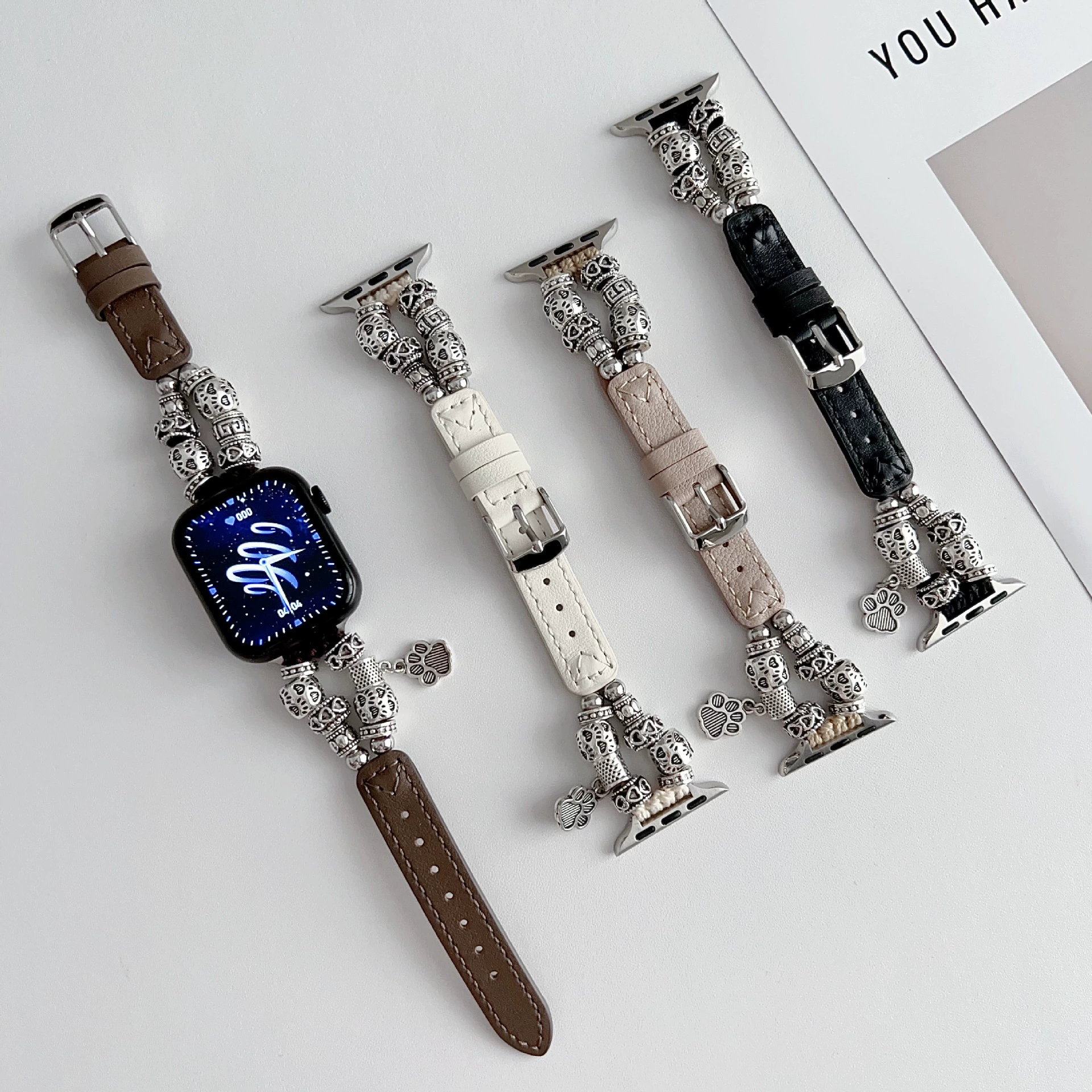 Apple, watch strap, genuine leather, high-quality style