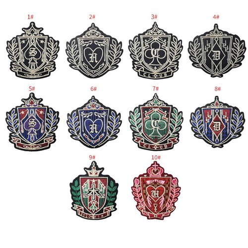 JK Embroidered Badge Uniform Brooch Cloth Sticker DK School Uniform Armband Suit Sweater Embroidered Chapter Wholesale Source