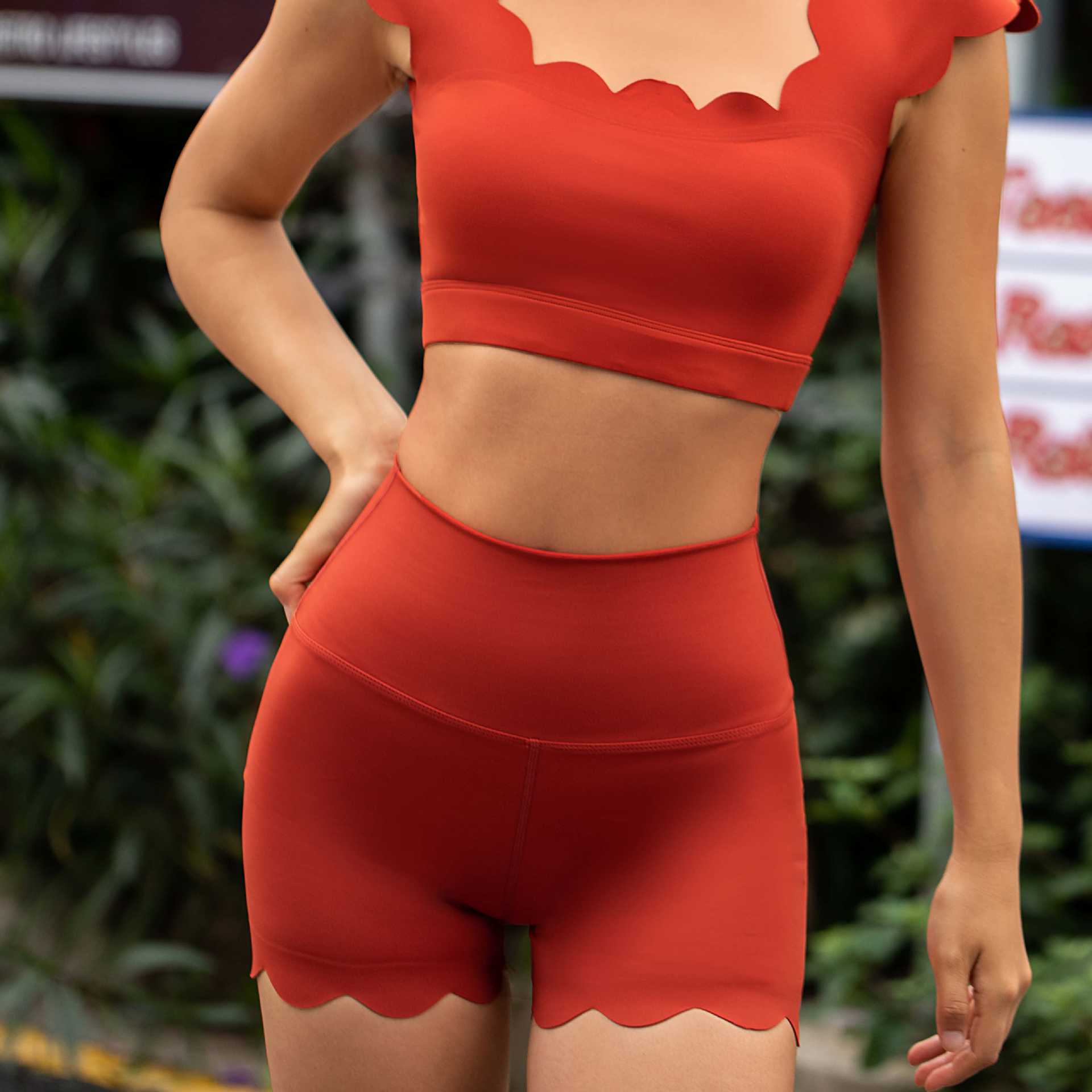 Pantalones de yoga de encaje de cintura alta, pantalones transpirables, troteos cómodos, entrenamiento de Pilates, pantalones de fitness para mujeres