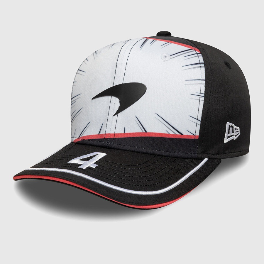 2024 nuevo estilo transfronterizo negro techo duro Red Bull League fan gorra de béisbol sombreado protector solar hombres y mujeres estilo bordado de moda
