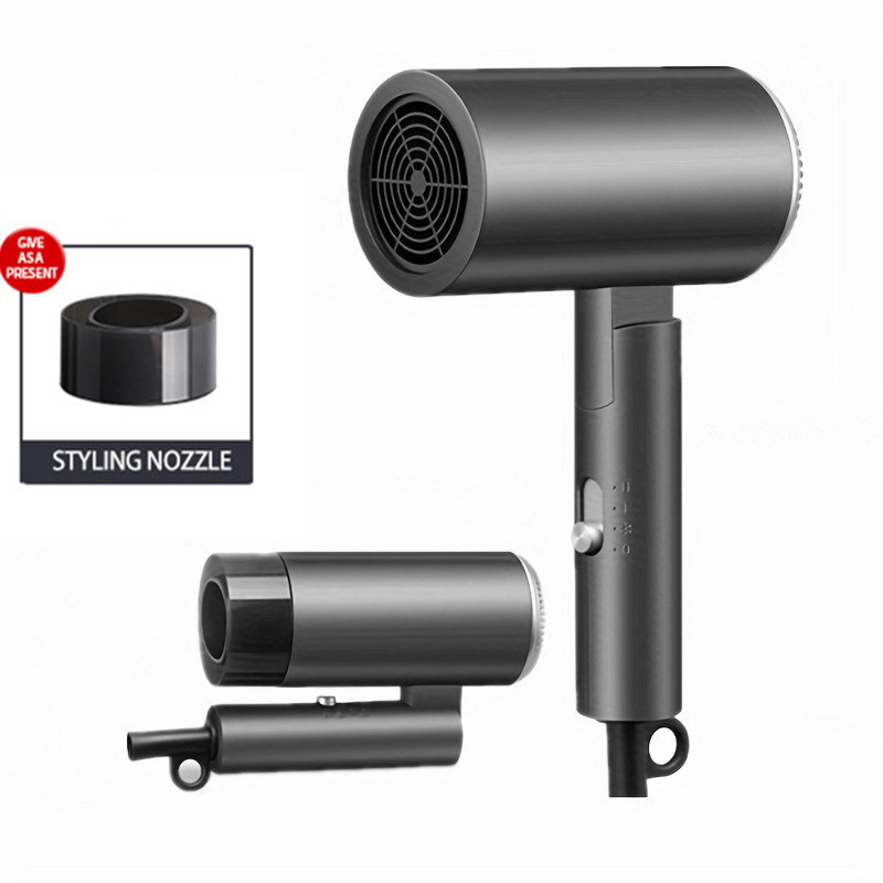 다크 그레이 1000W 접이식 단일 공기 노즐