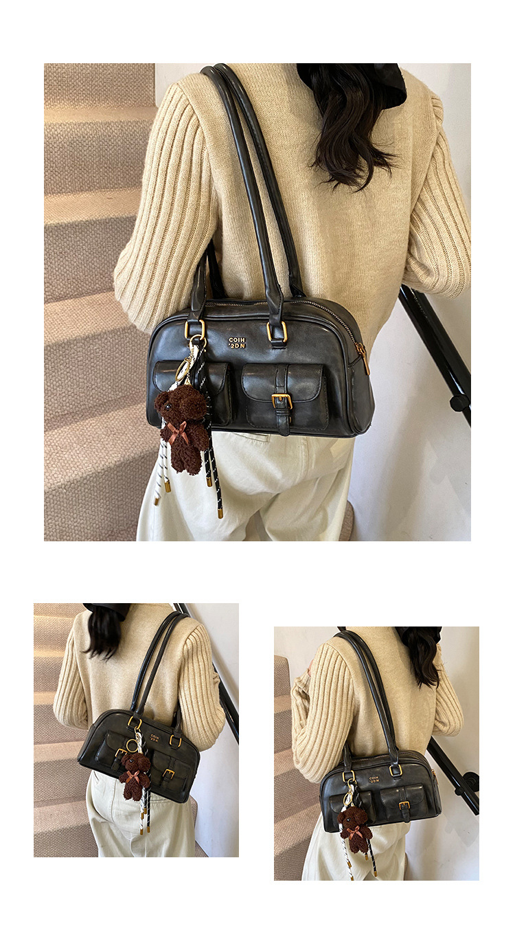 Fashionable and casual underarm bag for women, new autumn/Winter 2025, trendy and versatile, multi-pocket single-shoulder bag, high-end handbag undefined