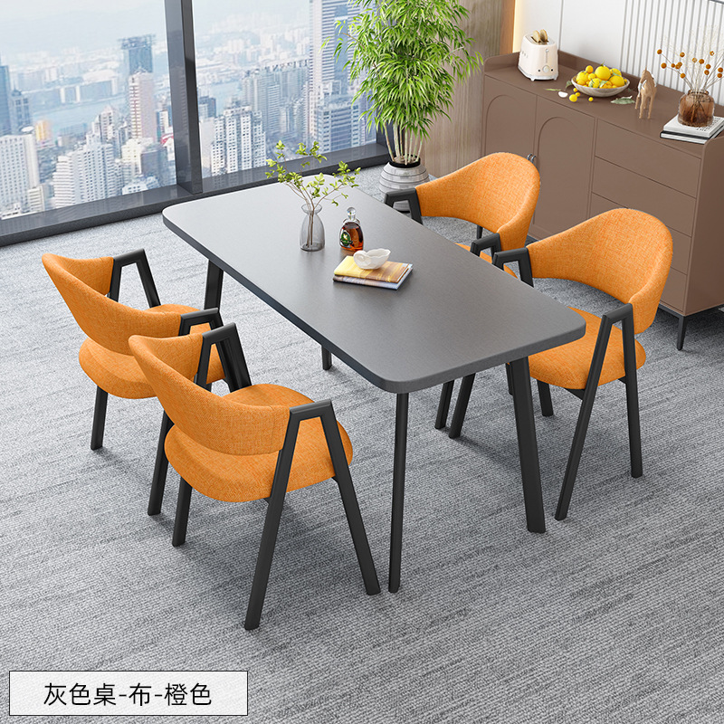 北欧の長方のテーブルは簡単で、業務的に接客します。