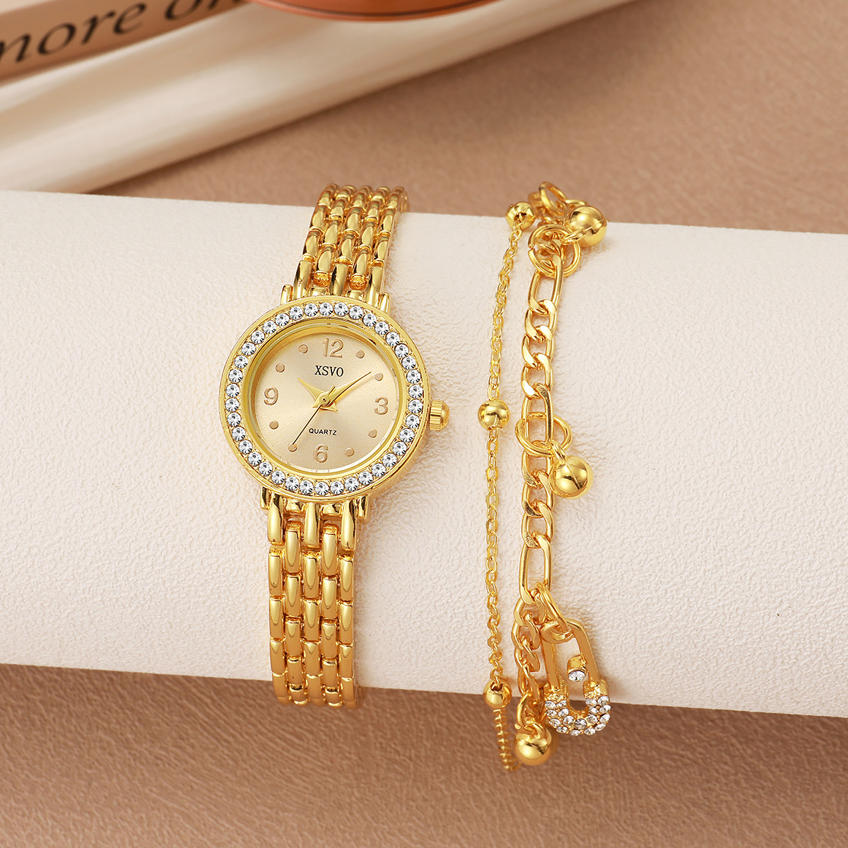 Holiday Occasion Quartz Movement Casual Solid Color Single Folding Buckle Quartz Watch Women's Watches