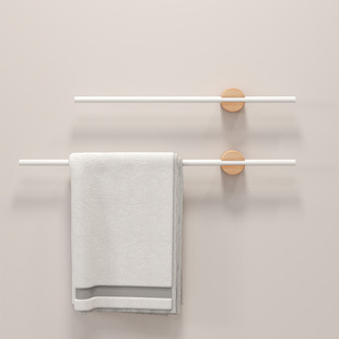 Walnut Towel Rack Punch-free Toilet Bathroom Towel Hanging Rack Toilet Toilet Hanging Rack Light Luxury