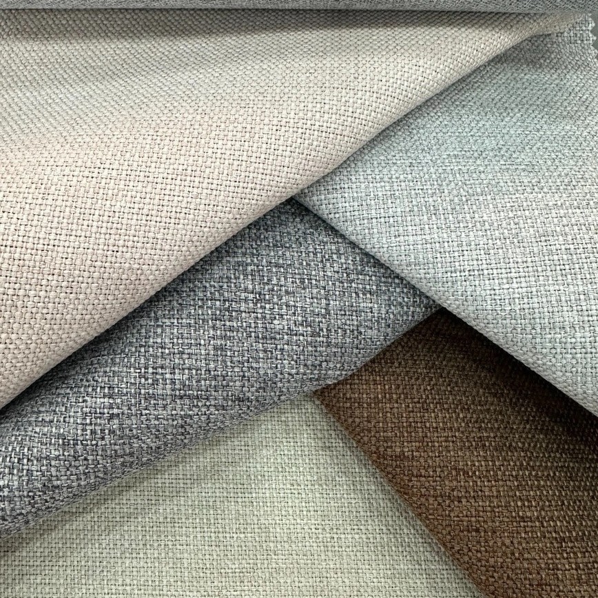 全遮光至尊麻卡亚麻至臻麻环保tpu酒店家装工程复合窗帘面料