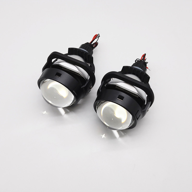 Lentes de alta definición LED de doble luz de automóvil con unidad de 2,5 pulgadas modificadas
