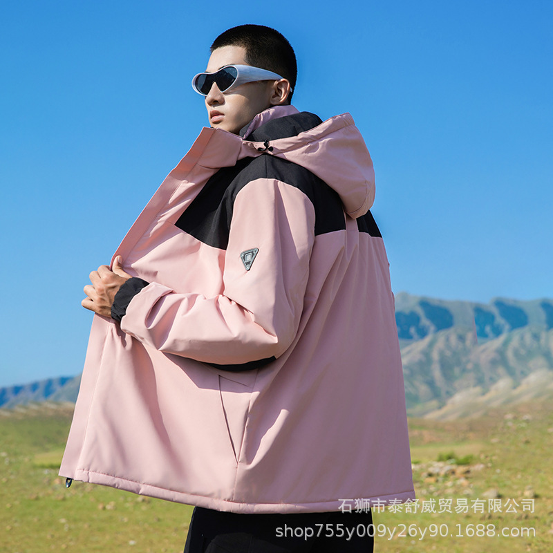 Suministro de fábrica nueva chaqueta de calefacción inteligente chaqueta de calefacción eléctrica de cuatro zonas de tres controles al aire libre de invierno