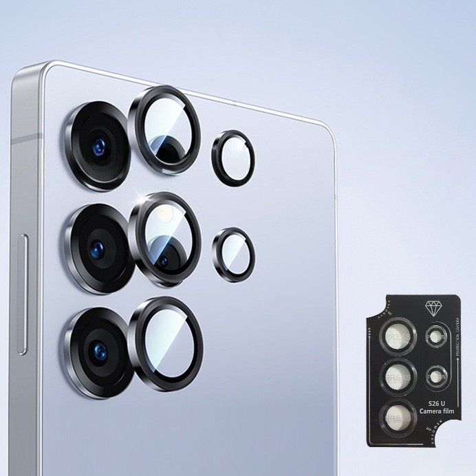 Aplicable a Samsung S26 película de cámara de teléfono celular CD metal ojo de halcón S24 posicionamiento segundo pasador s25 película de lente ultra