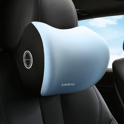 Waist support: Pillow, Lumbar Support - blue-headrest-standard