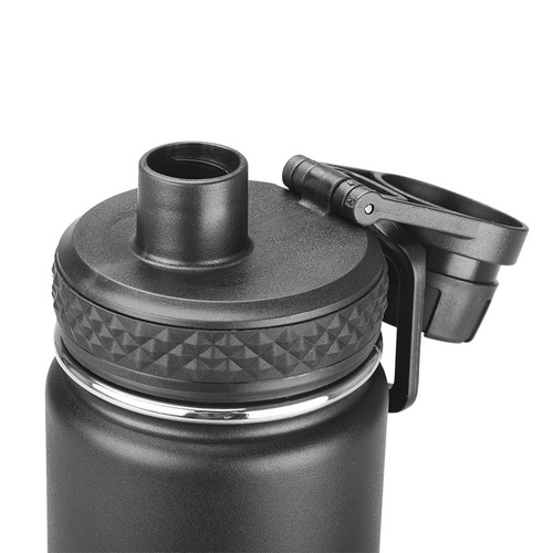 WI25 stainless steel thermal insulation outdoor sports water cup lid accessories plastic dragon mouth direct drinking cup lid PP material black