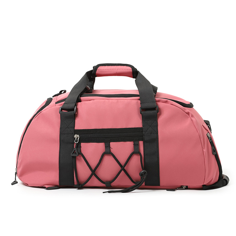 Capacious sports bag for swimming wet and dry separation
