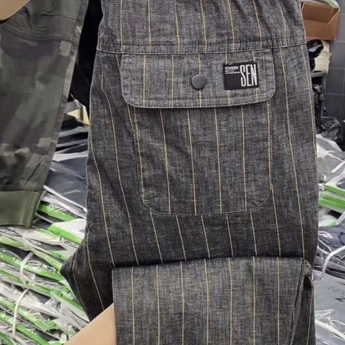 Pantalones casuales de hombre transfronterizos, pantalones delgados, pantalones de tendencia, pantalones de primavera y verano, pantalones de verano para hombres