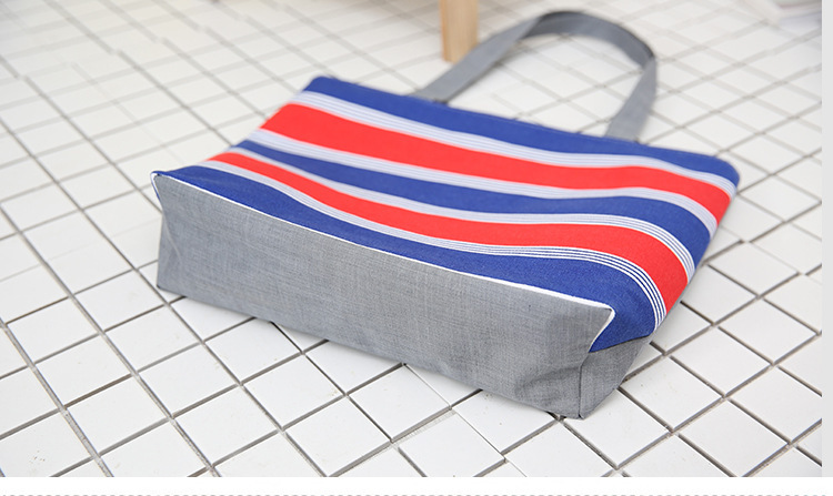 225g Weight Polyester Lining Material Zipper Closure Type Double Shoulder Straps Strap Type Canvas Bag Bags Type Casual, Daily Occasion Canvas Material Rainbow Pattern All Seasons Season Women's Gender Basic, Classic Style Style Medium Size Women's Medium Canvas Rainbow Basic Classic Style Zipper Canvas Bag 9