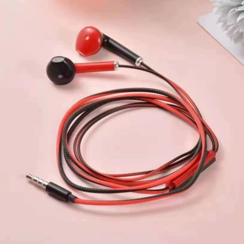 Two-color earplugs, action game, headphones, 24pcs, wire control