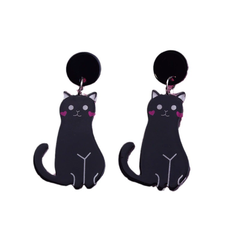 Аcrylic fashionable cartoon earrings